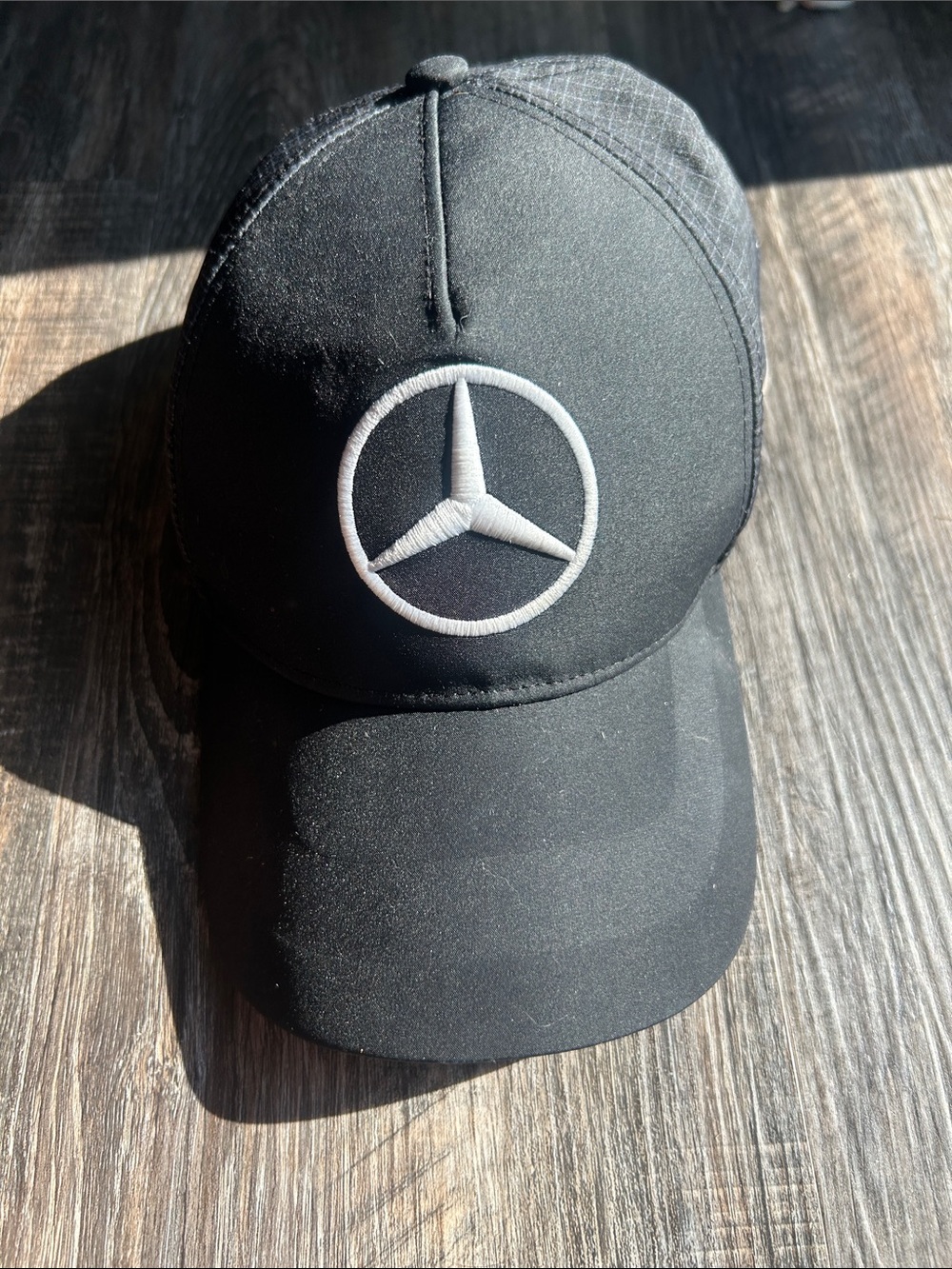 Mercedes AMG Petronas Black Cap with Silver Star & Teal Accent